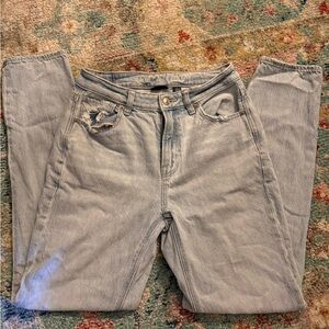 American Eagle Outfitters Light Wash Straight Leg Jeans